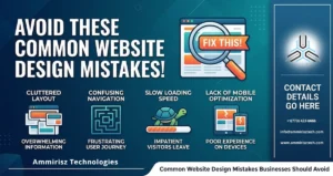 Read more about the article Common Website Design Mistakes Businesses Should Avoid