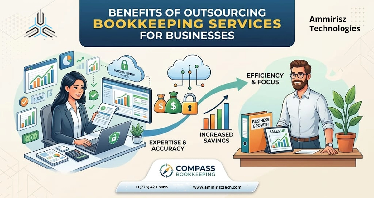 Read more about the article Benefits of Outsourcing Bookkeeping Services for Businesses