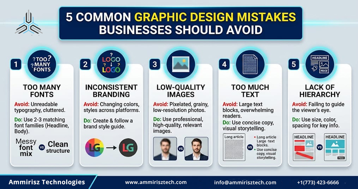 Read more about the article Common Graphic Design Mistakes Businesses Make